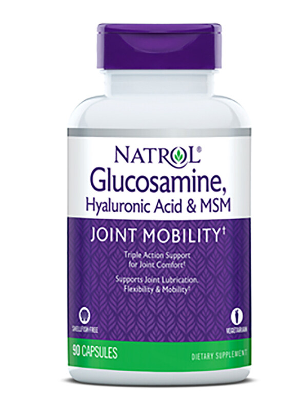 Natrol Glucosamine Hyaluronic Acid & MSM Joint Mobility Dietary Supplement, 90 Capsules
Natrol Glucosamine Hyaluronic Acid & MSM Joint Mobility Dietary Supplement, 90 Capsules