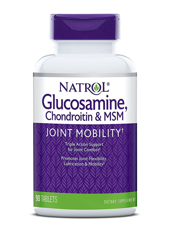 Natrol Glucosamine Chondroitin & MSM Joint Mobility Dietary Supplement, 90 Tablets
Natrol Glucosamine Chondroitin & MSM Joint Mobility Dietary Supplement, 90 Tablets