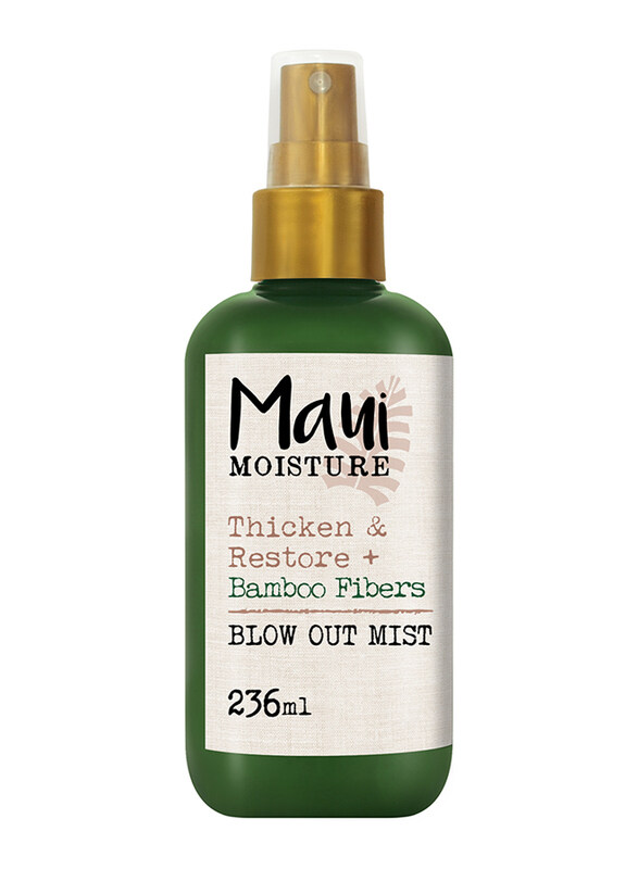 Maui Moisture Thicken & Restore + Bamboo Fibers Blow Out Hair Mist for All Hair Types, 236ml
Maui Moisture Thicken & Restore + Bamboo Fibers Blow Out Hair Mist for All Hair Types, 236ml