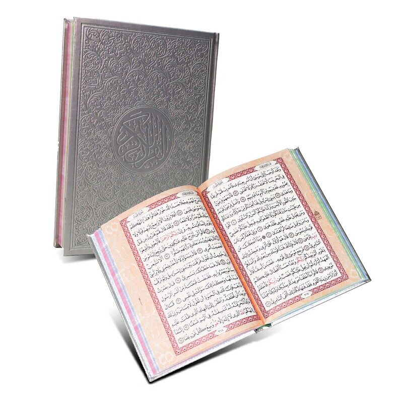 The Holy Qur’an with Ottoman drawing, narrated by Hafs on the authority of Asim, colored paper 17*24
The Holy Qur’an with Ottoman drawing, narrated by Hafs on the authority of Asim, colored paper 17*24