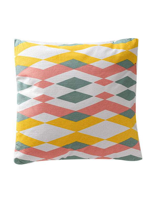 Dream Decor 100% Cotton Handloom Foil Printed Cushion with Polyester Filling, Multicolour
Dream Decor 100% Cotton Handloom Foil Printed Cushion with Polyester Filling, Multicolour