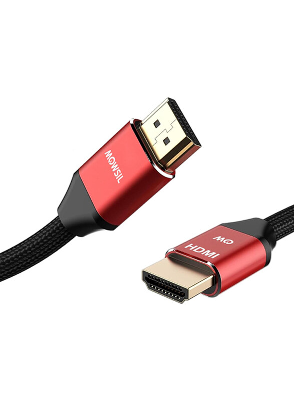 Mowsil 25-Meters 4K 30Hz HDMI 1.4 Cable, 18Gbps High-Speed HDMI to HDMI for Set-top-box/PS-3/4/TV/Projector/Display/Laptop, Red/Black
Mowsil 25-Meters 4K 30Hz HDMI 1.4 Cable, 18Gbps High-Speed HDMI to HDMI for Set-top-box/PS-3/4/TV/Projector/Display/Laptop, Red/Black