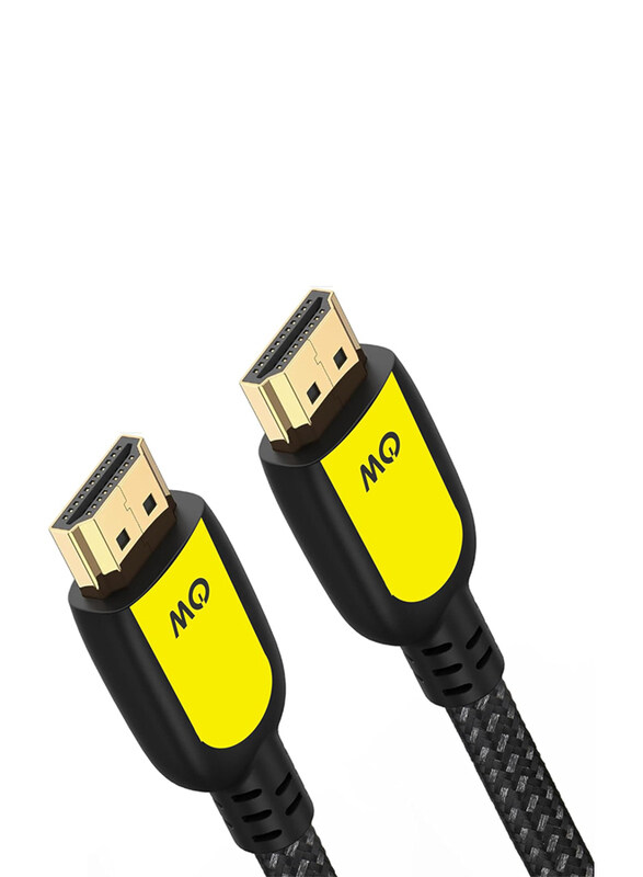 Mowsil 5-Meters 8K HDMI 2.1 Cable, 60Hz 2.1 48Gbps High-Speed HDMI to HDMI for MacBook Pro/TV/Switch/Xbox/PS5/Laptop, Yellow/Black
Mowsil 5-Meters 8K HDMI 2.1 Cable, 60Hz 2.1 48Gbps High-Speed HDMI to HDMI for MacBook Pro/TV/Switch/Xbox/PS5/Laptop, Yellow/Black