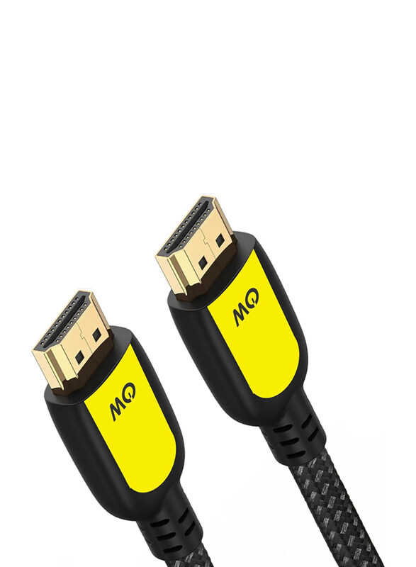 Mowsil 2-Meters 8K HDMI 2.1 Cable, 60Hz 2.1 48Gbps High-Speed HDMI to HDMI for MacBook Pro/TV/Switch/Xbox/PS5/Laptop, Yellow/Black
Mowsil 2-Meters 8K HDMI 2.1 Cable, 60Hz 2.1 48Gbps High-Speed HDMI to HDMI for MacBook Pro/TV/Switch/Xbox/PS5/Laptop, Yellow/Black