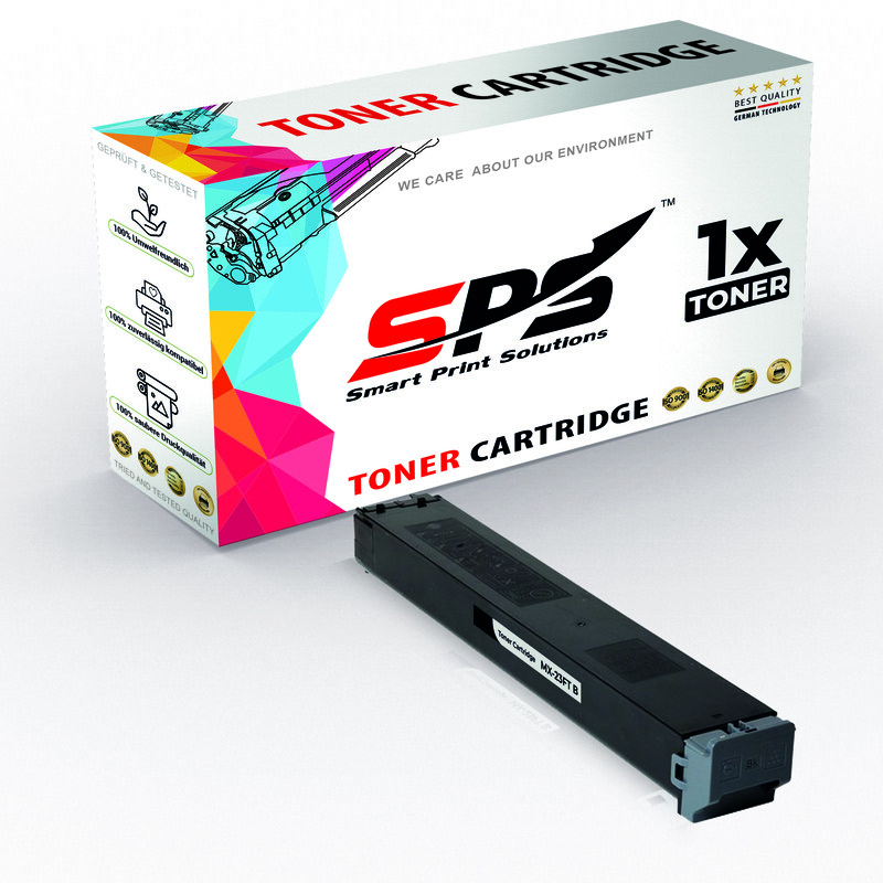 SPS Compatible Toner Cartridges for Sharp - MX-23FTB - 1x Black - Yield upto 10,000 Pages
SPS Compatible Toner Cartridges for Sharp - MX-23FTB - 1x Black - Yield upto 10,000 Pages
