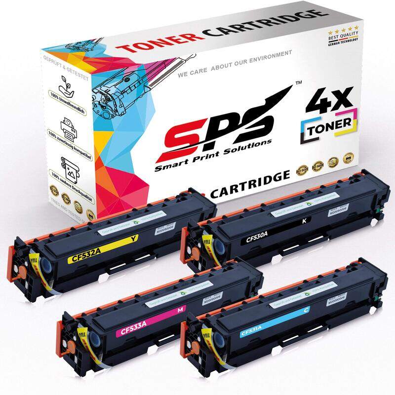 SPS Compatible Toner Cartridges for HP - 205A - 4x Multicolor - Yield upto 1,100 Pages
SPS Compatible Toner Cartridges for HP - 205A - 4x Multicolor - Yield upto 1,100 Pages