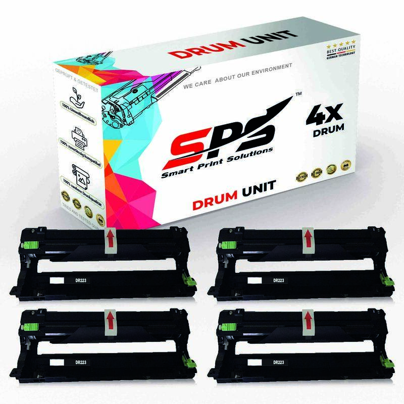SPS Compatible Drum Cartridges for Brother - DR-223 - 4x Black - Yield upto 18,000 Pages
SPS Compatible Drum Cartridges for Brother - DR-223 - 4x Black - Yield upto 18,000 Pages