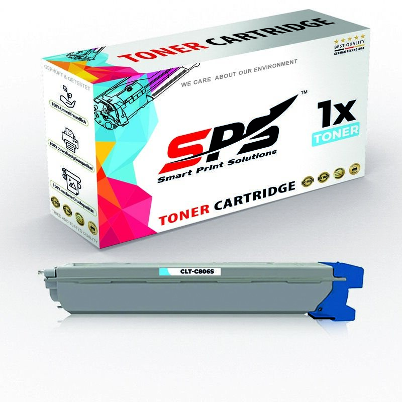 SPS Compatible Toner Cartridges for Samsung - CLT-C806S - 1x Cyan - Yield upto 30,000 Pages
SPS Compatible Toner Cartridges for Samsung - CLT-C806S - 1x Cyan - Yield upto 30,000 Pages