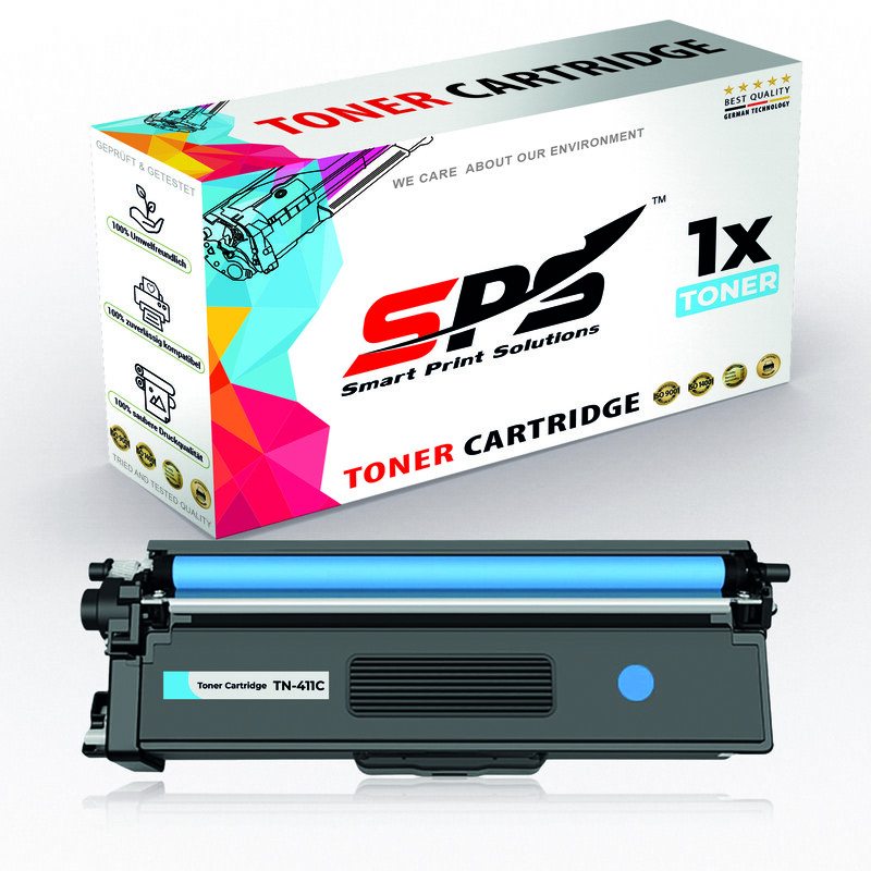 SPS Compatible Toner Cartridges for Brother - TN-411C - 1x Cyan - Yield upto 1,800 Pages
SPS Compatible Toner Cartridges for Brother - TN-411C - 1x Cyan - Yield upto 1,800 Pages