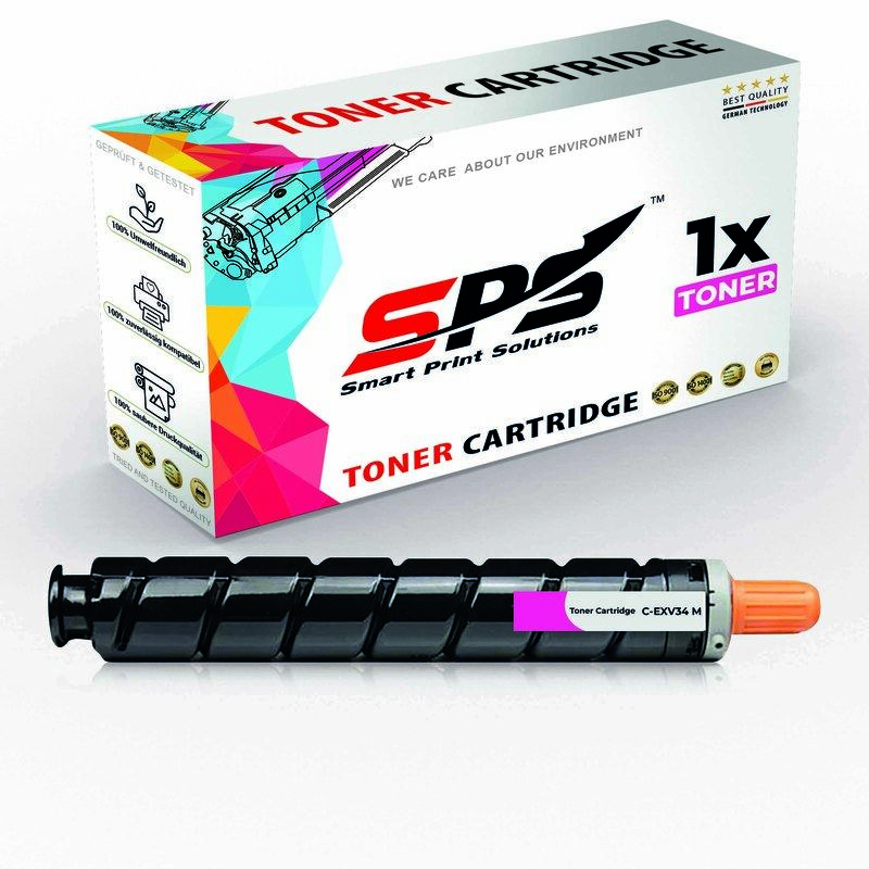 SPS Compatible Toner Cartridges for Canon - C-EXV34M - 1x Magenta - Yield upto 19,000 Pages
SPS Compatible Toner Cartridges for Canon - C-EXV34M - 1x Magenta - Yield upto 19,000 Pages