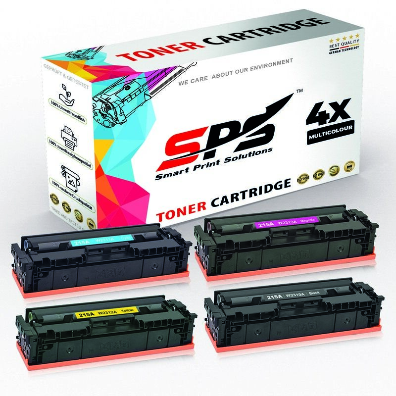 SPS Compatible Toner Cartridges for HP - 215A - 4x Multicolor - Yield upto 1,050 Pages
SPS Compatible Toner Cartridges for HP - 215A - 4x Multicolor - Yield upto 1,050 Pages