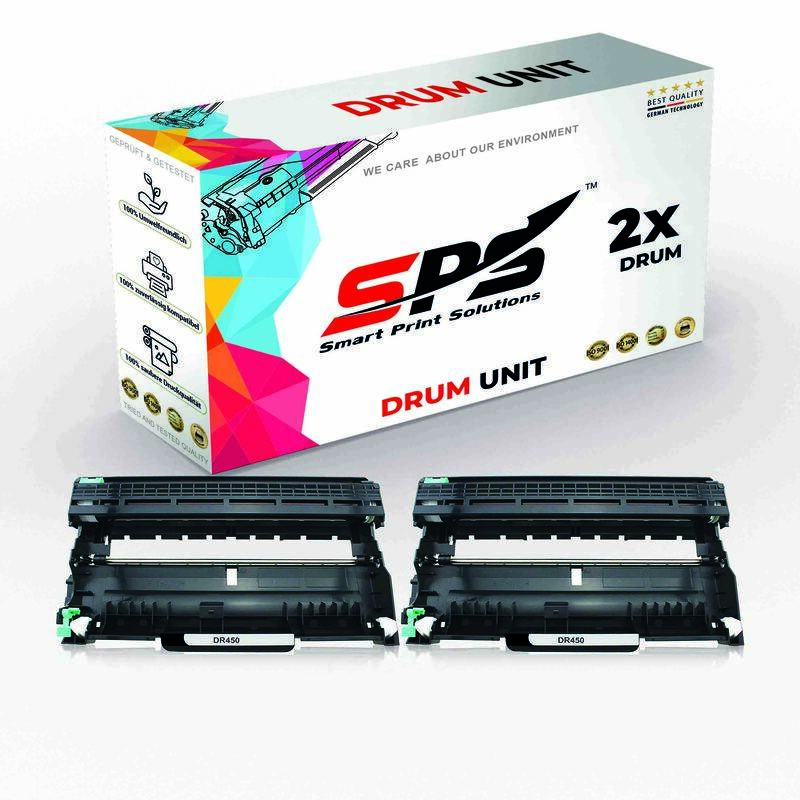 SPS Compatible Drum Cartridges for Brother - DR-450 - 2x Black - Yield upto 12,000 Pages
SPS Compatible Drum Cartridges for Brother - DR-450 - 2x Black - Yield upto 12,000 Pages