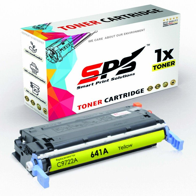 SPS Compatible Toner Cartridges for HP - C9722A 641A - 1x Yellow - Yield upto 8,000 Pages
SPS Compatible Toner Cartridges for HP - C9722A 641A - 1x Yellow - Yield upto 8,000 Pages