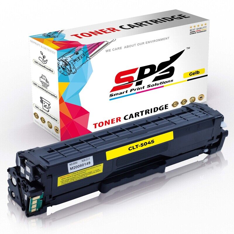 SPS Compatible Toner Cartridges for Samsung - CLT-Y504S - 1x Yellow - Yield upto 1,800 Pages
SPS Compatible Toner Cartridges for Samsung - CLT-Y504S - 1x Yellow - Yield upto 1,800 Pages