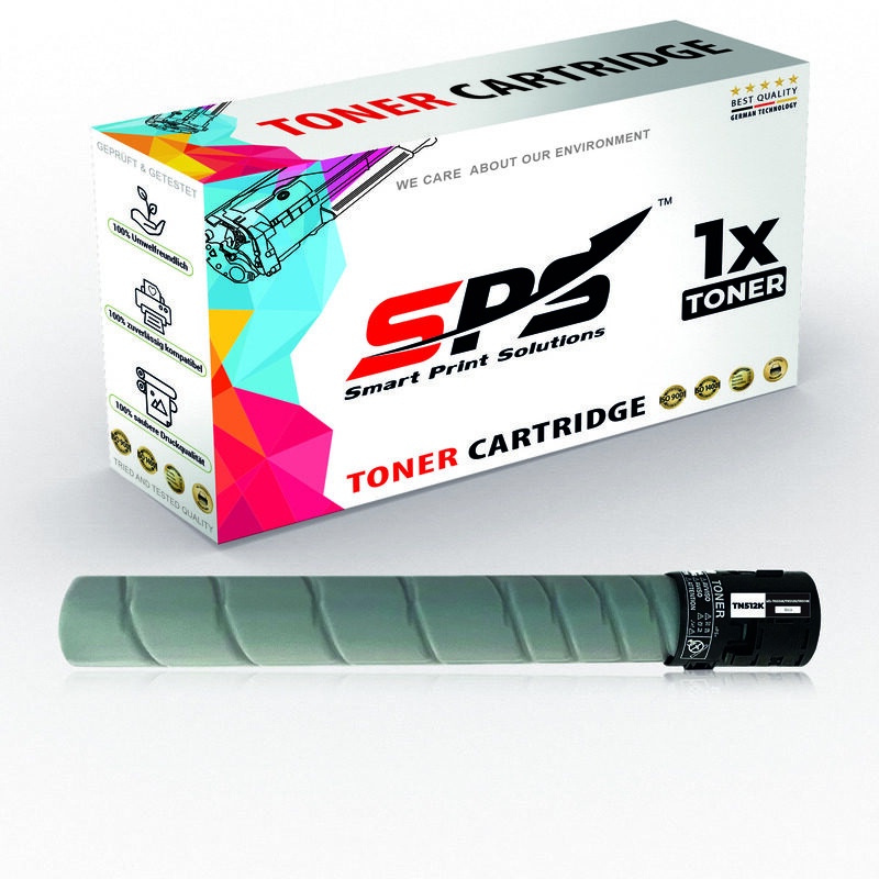 SPS Compatible Toner Cartridges for Konica Minolta - TN-512B - 1x Black - Yield upto 29,000 Pages
SPS Compatible Toner Cartridges for Konica Minolta - TN-512B - 1x Black - Yield upto 29,000 Pages