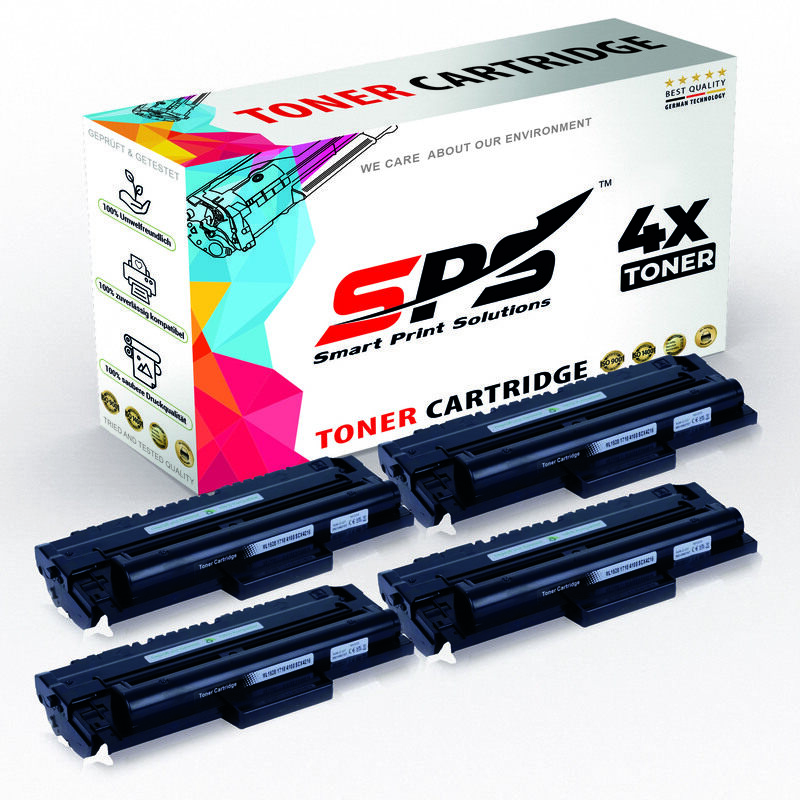 SPS Compatible Toner Cartridges for Samsung - SCX-4100 - 4x Black - Yield Upto 3,000 Pages
SPS Compatible Toner Cartridges for Samsung - SCX-4100 - 4x Black - Yield Upto 3,000 Pages