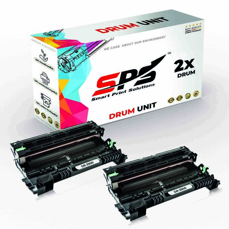 SPS Compatible Drum Cartridges for Brother - DR-3300 - 2x Black - Yield upto 30,000 Pages
SPS Compatible Drum Cartridges for Brother - DR-3300 - 2x Black - Yield upto 30,000 Pages