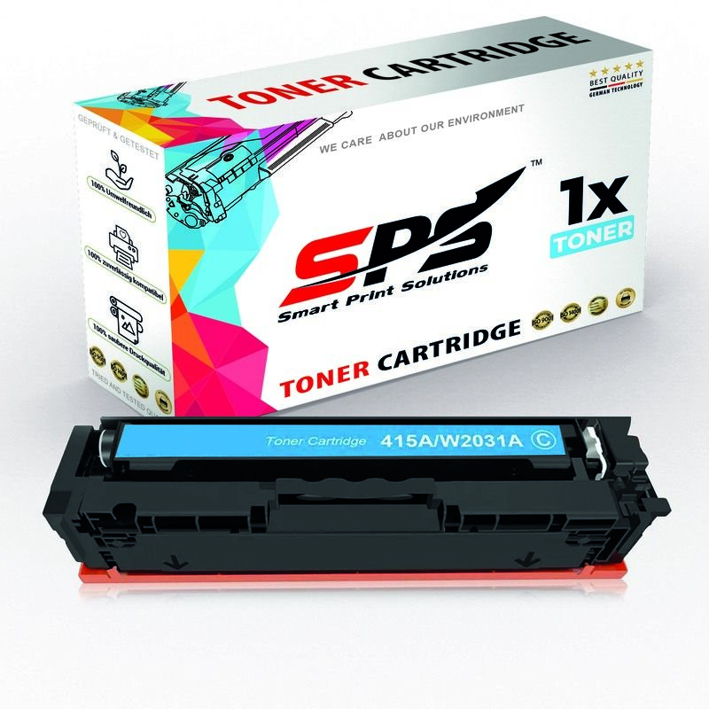 SPS Compatible Toner Cartridges for HP - W2031A 415A - 1x Cyan - Yield upto 2,100 Pages
SPS Compatible Toner Cartridges for HP - W2031A 415A - 1x Cyan - Yield upto 2,100 Pages