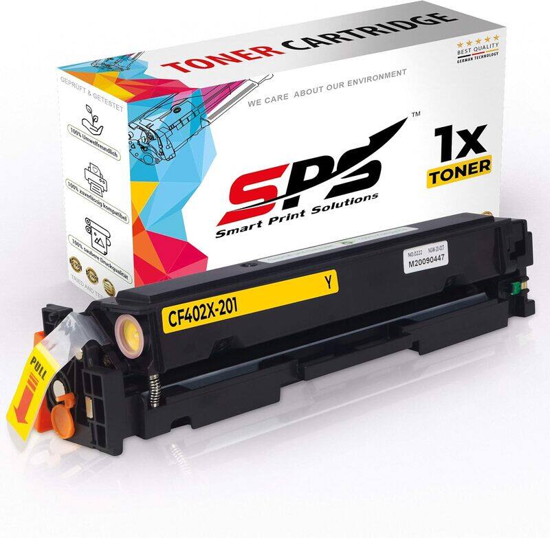SPS Compatible Toner Cartridges for HP - CF402X 201X - 1x Yellow - Yield upto 2,300 Pages
SPS Compatible Toner Cartridges for HP - CF402X 201X - 1x Yellow - Yield upto 2,300 Pages