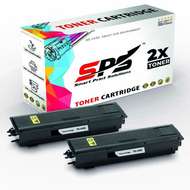 SPS Compatible Toner Cartridges for Kyocera - TK-4105 - 2x Black - 15,000 Pages
SPS Compatible Toner Cartridges for Kyocera - TK-4105 - 2x Black - 15,000 Pages