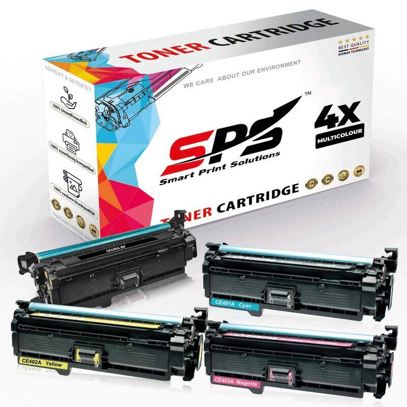 SPS Compatible Toner Cartridges for HP - 507A - 4x Multicolor - Yield upto 5,500 Pages
SPS Compatible Toner Cartridges for HP - 507A - 4x Multicolor - Yield upto 5,500 Pages