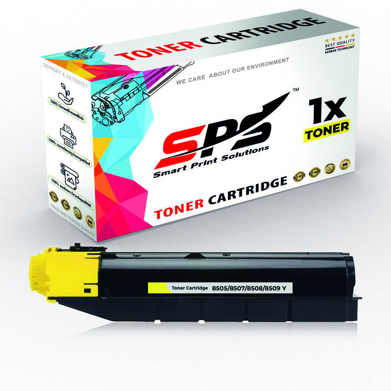 SPS Compatible Toner Cartridges for Kyocera - TK-8508Y - 1x Yellow - Yield upto 20,000 Pages
SPS Compatible Toner Cartridges for Kyocera - TK-8508Y - 1x Yellow - Yield upto 20,000 Pages