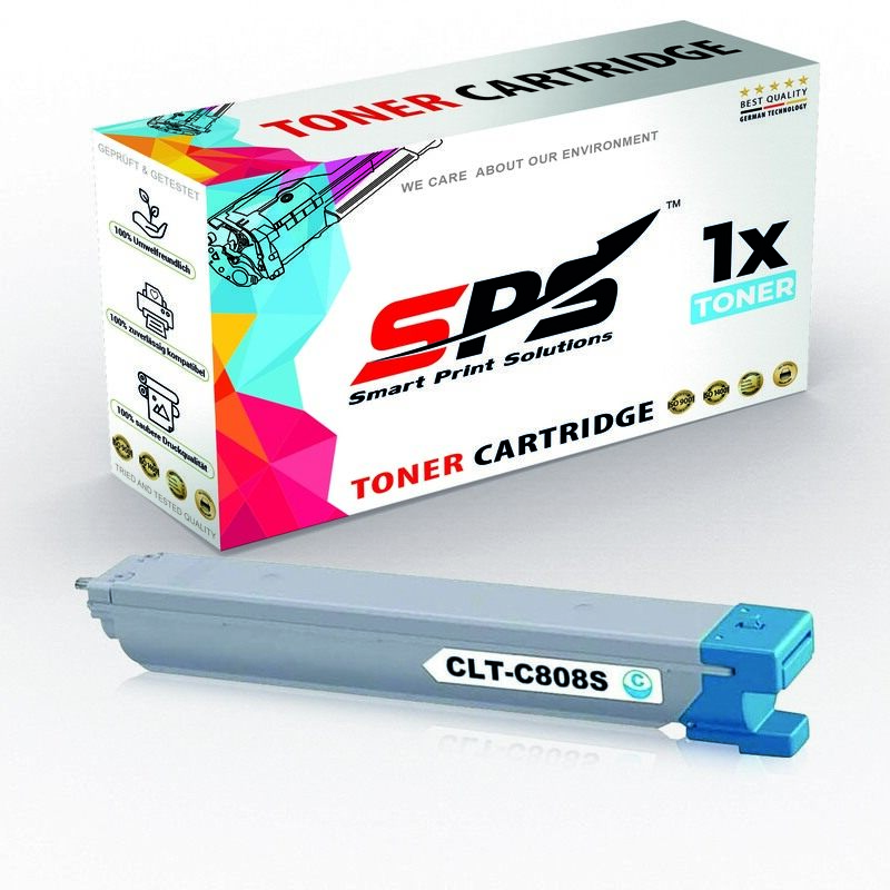 SPS Compatible Toner Cartridges for Samsung - CLT-C808S - 1x Cyan - Yield upto 20,000 Pages
SPS Compatible Toner Cartridges for Samsung - CLT-C808S - 1x Cyan - Yield upto 20,000 Pages