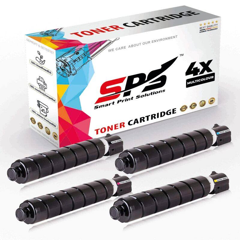 SPS Compatible Toner Cartridges for Canon - C-EXV48 - 4x Multicolor - Yield upto 16,500 Pages
SPS Compatible Toner Cartridges for Canon - C-EXV48 - 4x Multicolor - Yield upto 16,500 Pages