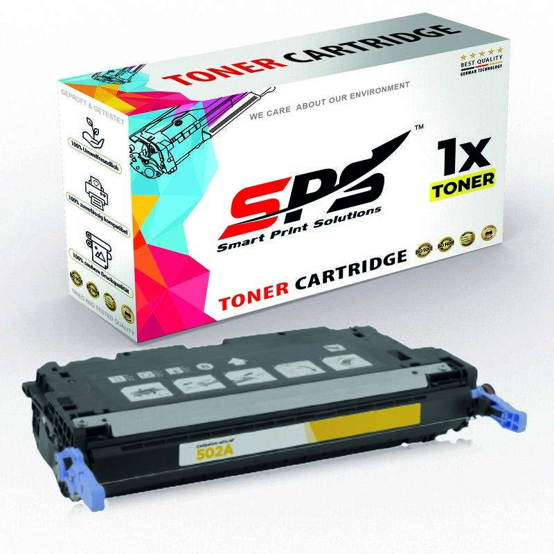 SPS Compatible Toner Cartridges for HP - Q6472A 501A - 1x Yellow - Yield upto 4,000 Pages
SPS Compatible Toner Cartridges for HP - Q6472A 501A - 1x Yellow - Yield upto 4,000 Pages