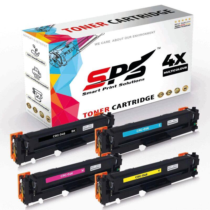 SPS Compatible Toner Cartridges for Canon - CRG-046 - 4x Multicolor - Yield upto 2,300 Pages
SPS Compatible Toner Cartridges for Canon - CRG-046 - 4x Multicolor - Yield upto 2,300 Pages