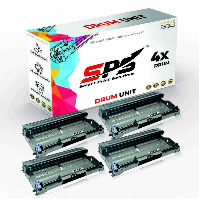 SPS Compatible Drum Cartridges for Brother - DR-2000 - 4x Black - Yield upto 12,000 Pages
SPS Compatible Drum Cartridges for Brother - DR-2000 - 4x Black - Yield upto 12,000 Pages