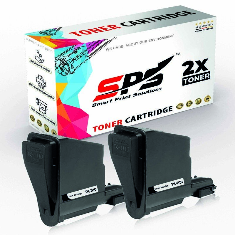 SPS Compatible Toner Cartridges for Kyocera - TK-1110 - 2x Black - 2,500 Pages
SPS Compatible Toner Cartridges for Kyocera - TK-1110 - 2x Black - 2,500 Pages