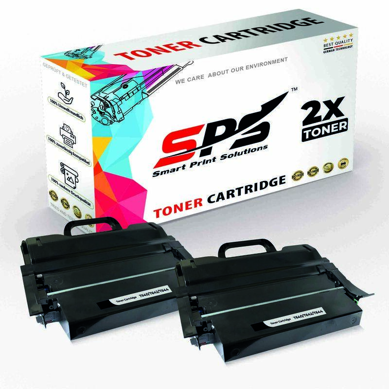 SPS Compatible Toner Cartridges for Lexmark - T644 - 2x Black - Yield Upto 21,000 Pages
SPS Compatible Toner Cartridges for Lexmark - T644 - 2x Black - Yield Upto 21,000 Pages