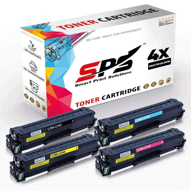 SPS Compatible Toner Cartridges for Samsung - CLT-504S - 4x Multicolor - Yield upto 2,500 Pages
SPS Compatible Toner Cartridges for Samsung - CLT-504S - 4x Multicolor - Yield upto 2,500 Pages