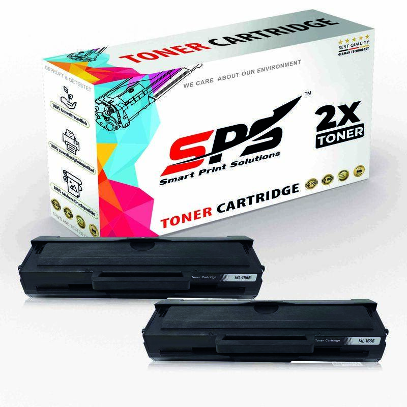 SPS Compatible Toner Cartridges for Samsung - ML-1666 - 2x Black - Yield Upto 1,500 Pages
SPS Compatible Toner Cartridges for Samsung - ML-1666 - 2x Black - Yield Upto 1,500 Pages