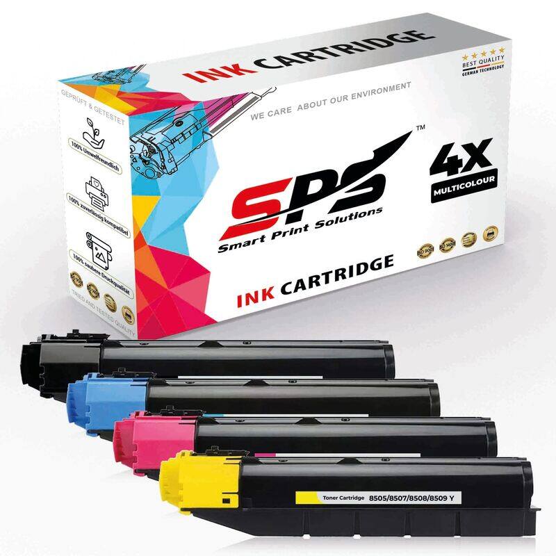 SPS Compatible Toner Cartridges for Kyocera - TK-8509 - 4x Multicolor - Yield upto 30,000 Pages
SPS Compatible Toner Cartridges for Kyocera - TK-8509 - 4x Multicolor - Yield upto 30,000 Pages