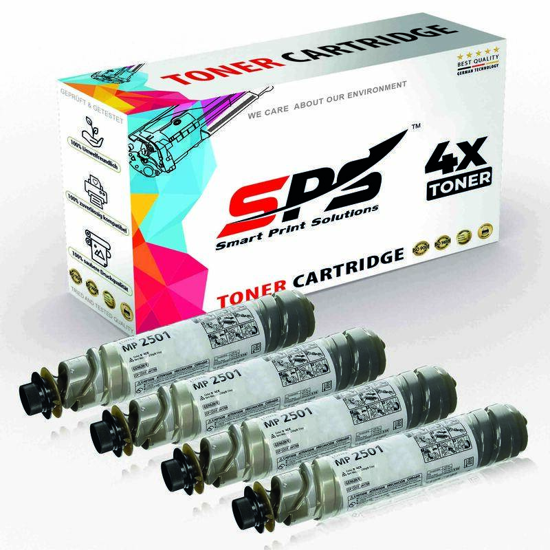 SPS Compatible Toner Cartridges for Ricoh - MP-2501 - 4x Black - Yield Upto 6,000 Pages
SPS Compatible Toner Cartridges for Ricoh - MP-2501 - 4x Black - Yield Upto 6,000 Pages