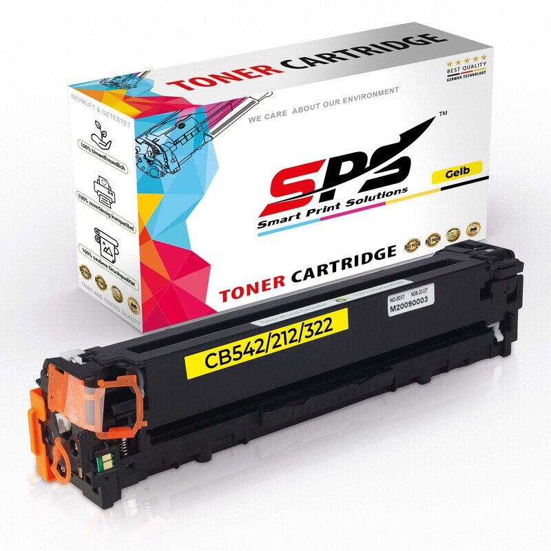 SPS Compatible Toner Cartridges for HP - CB542A 125A - 1x Yellow - Yield upto 1,400 Pages
SPS Compatible Toner Cartridges for HP - CB542A 125A - 1x Yellow - Yield upto 1,400 Pages