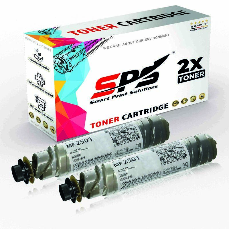 SPS Compatible Toner Cartridges for Ricoh - MP-2501 - 2x Black - Yield Upto 6,000 Pages
SPS Compatible Toner Cartridges for Ricoh - MP-2501 - 2x Black - Yield Upto 6,000 Pages