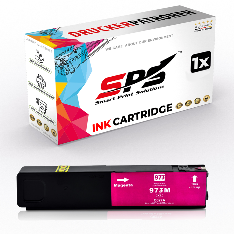 SPS Compatible Ink Cartridges for HP - 973XL - 1x Magenta - Yield upto 3,000 Pages
SPS Compatible Ink Cartridges for HP - 973XL - 1x Magenta - Yield upto 3,000 Pages