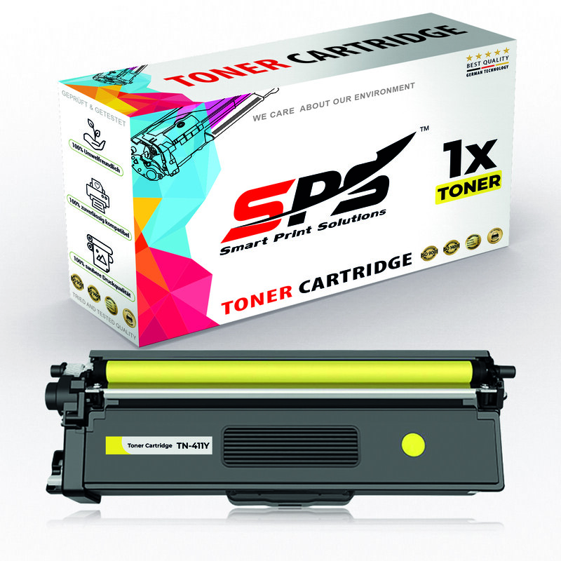 SPS Compatible Toner Cartridges for Brother - TN-411Y - 1x Yellow - Yield upto 1,800 Pages
SPS Compatible Toner Cartridges for Brother - TN-411Y - 1x Yellow - Yield upto 1,800 Pages