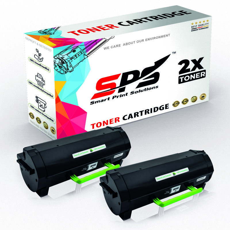SPS Compatible Toner Cartridges for Lexmark - MS410 - 2x Black - Yield Upto 5,000 Pages
SPS Compatible Toner Cartridges for Lexmark - MS410 - 2x Black - Yield Upto 5,000 Pages