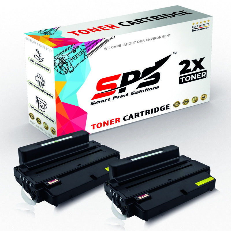 SPS Compatible Toner Cartridges for Samsung - MLT-D205L - 2x Black - Yield Upto 5,000 Pages
SPS Compatible Toner Cartridges for Samsung - MLT-D205L - 2x Black - Yield Upto 5,000 Pages