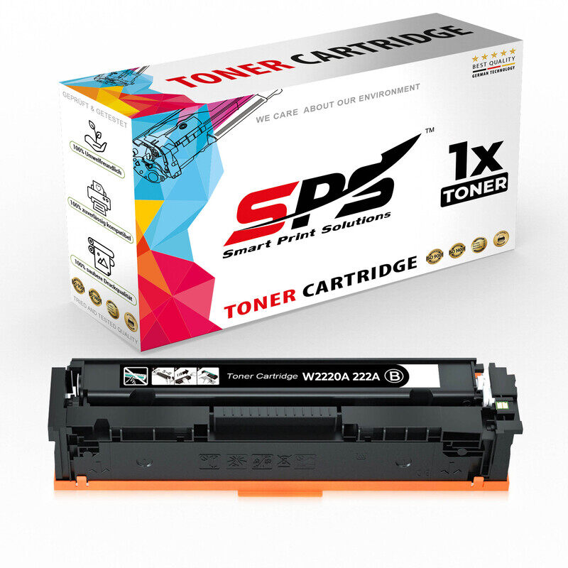 SPS Compatible Toner Cartridges for HP - W2220A 222A - 1x Black - Yield upto 1,200 Pages
SPS Compatible Toner Cartridges for HP - W2220A 222A - 1x Black - Yield upto 1,200 Pages