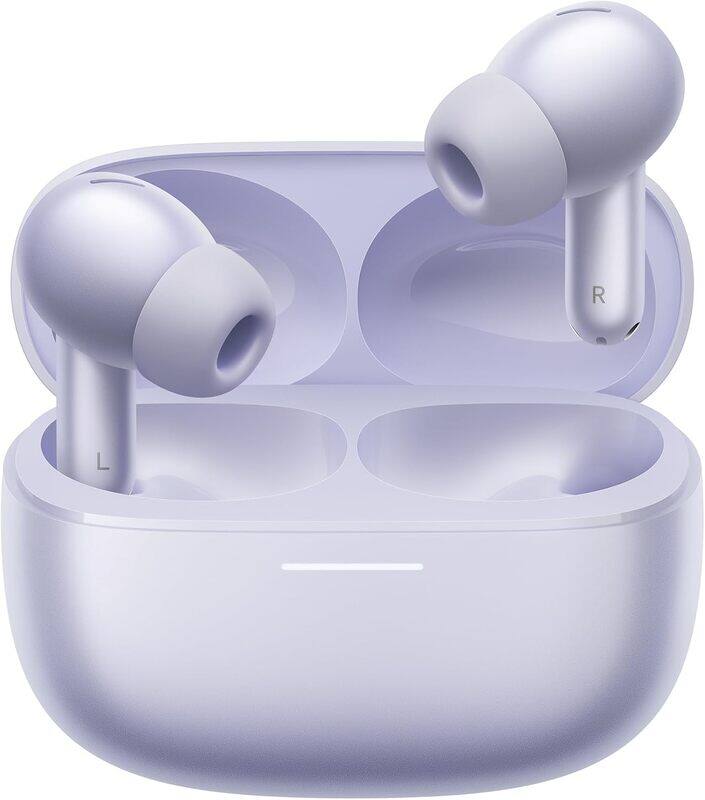 Xiaomi Redmi Buds 6 Pro Purple - 36h Battery Life, Triple Driver Hi-Fi Sound, 55 dB ANC, 20 ANC Levels, 3 Transparency Modes, Immersive 3D Audio, Blue
Xiaomi Redmi Buds 6 Pro Purple - 36h Battery Life, Triple Driver Hi-Fi Sound, 55 dB ANC, 20 ANC Levels, 3 Transparency Modes, Immersive 3D Audio, Blue
