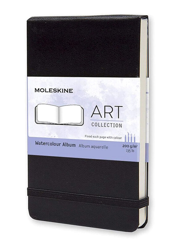 Moleskine Art Collection Watercolour Album Notebook, 60 Sheets, 200 GSM, 9 x 14cm, Black
Moleskine Art Collection Watercolour Album Notebook, 60 Sheets, 200 GSM, 9 x 14cm, Black