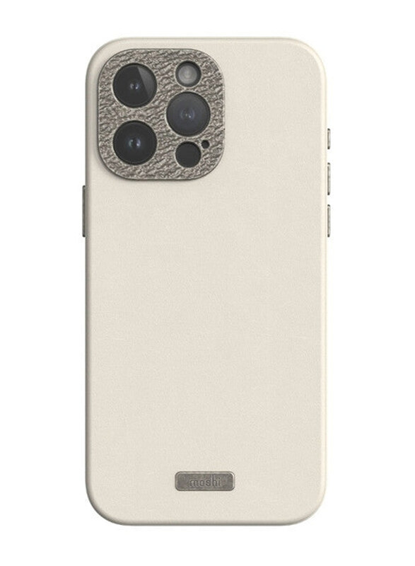 Moshi Apple iPhone 15 Pro Max Eco-Friendly Leather Cover MagSafe Compatible Drop Protection Metal Lens Frame Supports Wireless Charging, Beige
Moshi Apple iPhone 15 Pro Max Eco-Friendly Leather Cover MagSafe Compatible Drop Protection Metal Lens Frame Supports Wireless Charging, Beige