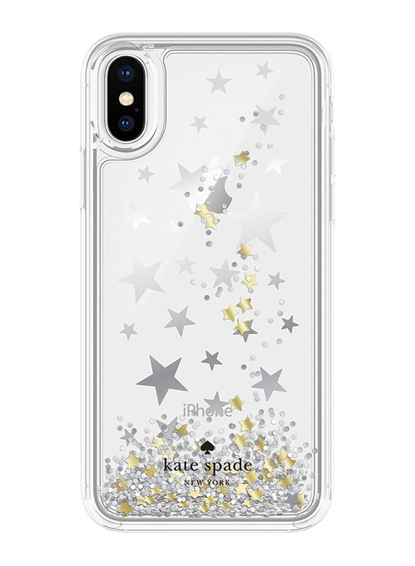 Kate Spade NY Apple iPhone X Mobile Phone Case Cover, Liquid Glitter Stars, Silver/Gold
Kate Spade NY Apple iPhone X Mobile Phone Case Cover, Liquid Glitter Stars, Silver/Gold