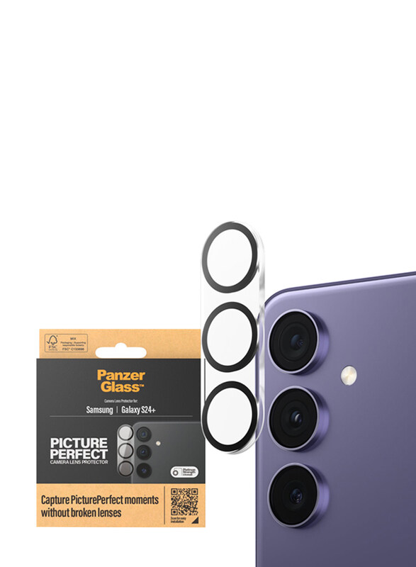 Panzerglass Samsung Galaxy S24 Plus Anti-Shatter Layer & Anti-Fingerprint Camera Lens Protector, Clear
Panzerglass Samsung Galaxy S24 Plus Anti-Shatter Layer & Anti-Fingerprint Camera Lens Protector, Clear
