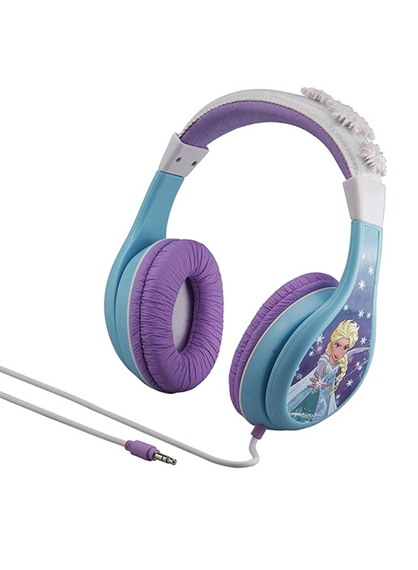 iHome Kiddesigns 3.5mm Jack Volume Limited Over-Ear Headphones with 3 Settings, Frozen, Blue
iHome Kiddesigns 3.5mm Jack Volume Limited Over-Ear Headphones with 3 Settings, Frozen, Blue